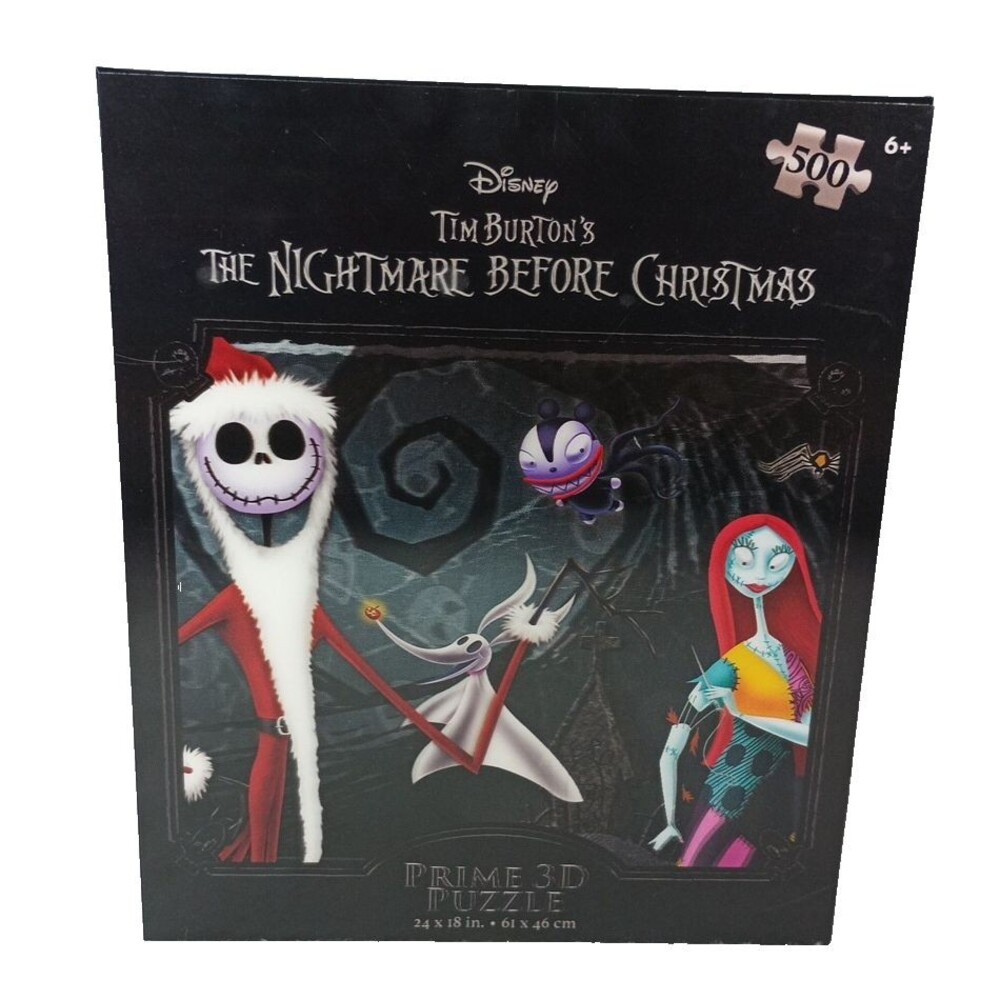 Disney Nightmare Before Christmas 3D Puzzle 500 Pc New Sealed Jack Skellington